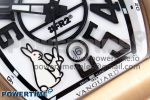 #FR2NCK Muller Vanguard RG ABF Best Edition White Dial on White Rubber Strap A2824 - Image 5