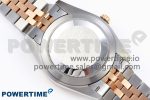 DATEJUST 41 126331 VSF 1:1 BEST EDITION 904L STEEL GRAY TEXTURED DIAL ON SS/RG JUBILEE BRACELET VS3235 - Image 8