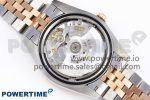 DATEJUST 41 126331 VSF 1:1 BEST EDITION 904L STEEL GRAY TEXTURED DIAL ON SS/RG JUBILEE BRACELET VS3235 - Image 9
