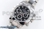 Daytona 116509 SS OMF Best Edition Black Diamonds Dial on SS Bracelet A7750 (Slim Movement) - Image 2