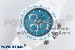 Daytona AET White Ceramic Case and Bracelet Tiffany Blue Dial Noob Best Edition SA4130 - Image 2