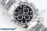 Daytona 116509 SS OMF Best Edition Black Diamonds Dial on SS Bracelet A7750 (Slim Movement) - Image 3