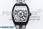 #FR2NCK Muller Vanguard Carbon ABF Best Edition White Dial on Black Rubber Strap A2824