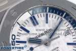 ROYAL OAK OFFSHORE DIVER 15710 IPF 1:1 BEST EDITION WHITE DIAL ON WHITE RUBBER STRAP SA3120 SUPER CLONE - Image 4