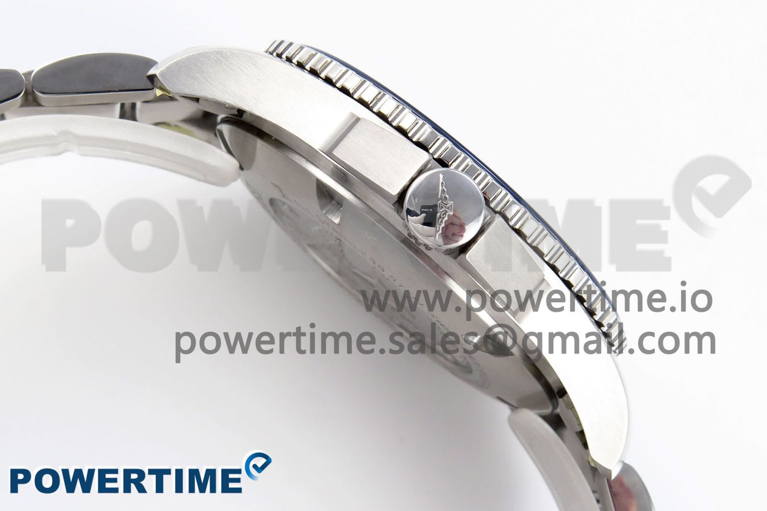 HYDROCONQUEST 43MM SS BLACK CERAMIC BEZEL XF 1:1 BEST EDITION BLACK DIAL ON SS BRACELET L888 - Image 6
