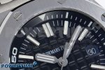 ROYAL OAK OFFSHORE DIVER 15710 IPF 1:1 BEST EDITION BLACK DIAL ON BLACK RUBBER STRAP SA3120 SUPER CLONE - Image 4