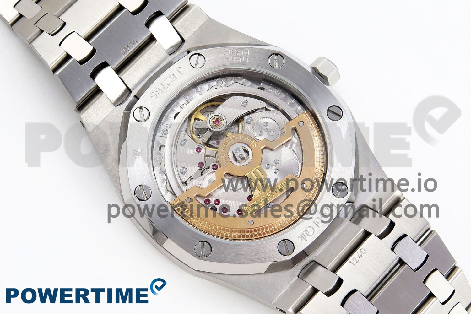 ROYAL OAK 39MM 15202 SS IPF 1:1 BEST EDITION BLUE/BLACK TEXTURED DIAL ON SS BRACELET A2121 - Image 8