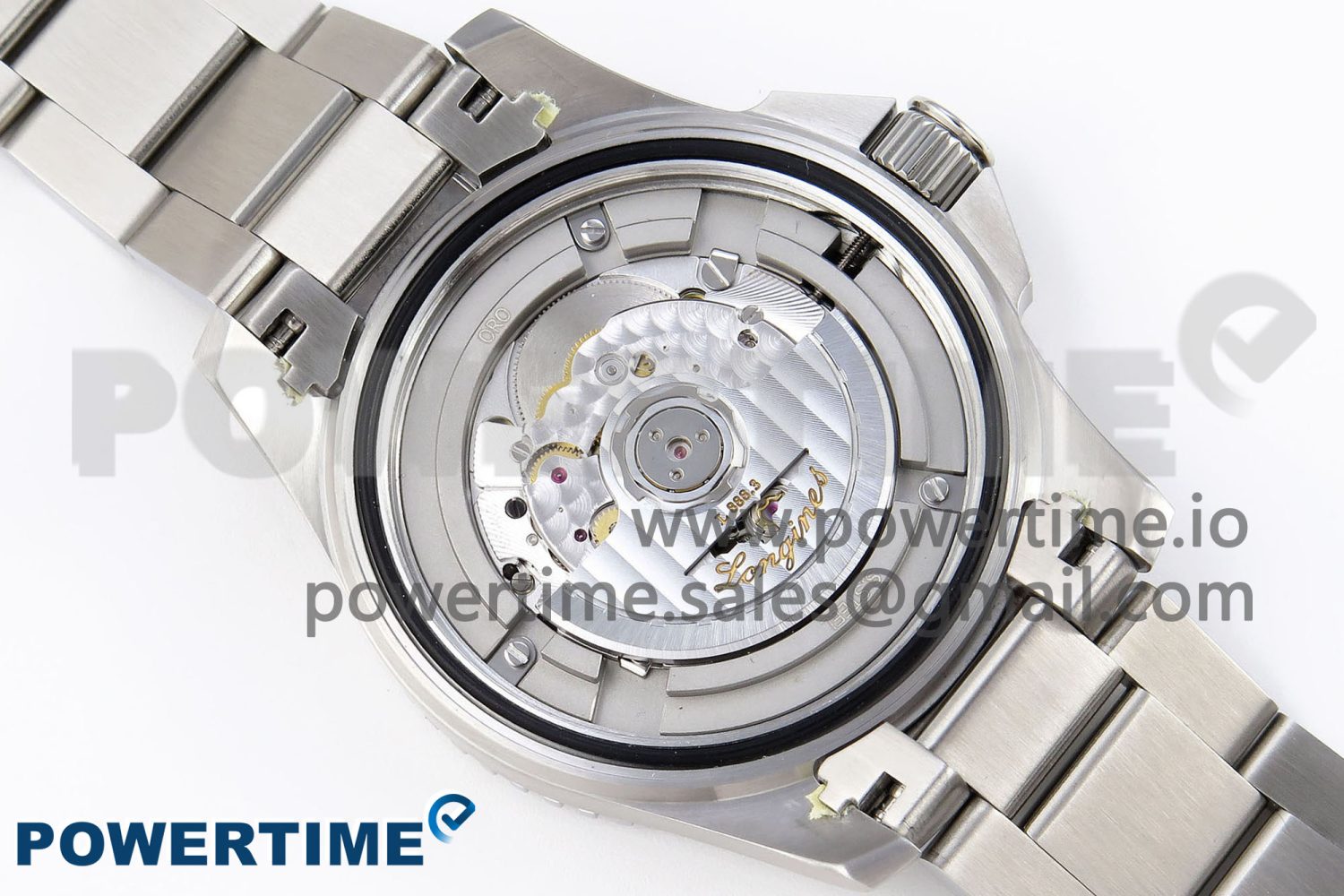 HYDROCONQUEST 43MM SS BLACK CERAMIC BEZEL XF 1:1 BEST EDITION BLACK DIAL ON SS BRACELET L888 - Image 9