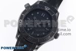 SEAMASTER 300M 43.5MM BLACK CERAMIC VSF 1:1 BEST EDITION BLACK DIAL ON BLACK RUBBER STRAP A8806 - Image 2