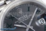 DATEJUST 36 SS 126200 VSF 1:1 BEST EDITION 904L STEEL GRAY DIAL GREEN ROMAN ON JUBILEE BRACELET VS3235 - Image 5