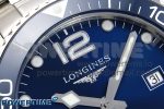 HYDROCONQUEST 43MM SS BLUE CERAMIC BEZEL XF 1:1 BEST EDITION BLUE DIAL ON SS BRACELET L888 - Image 4