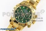 DAYTONA 116508 APSF 1:1 BEST EDITION GREEN DIAL ON YG BRACELET SH4130 - Image 2