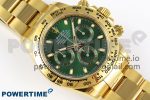 DAYTONA 116508 APSF 1:1 BEST EDITION GREEN DIAL ON YG BRACELET SH4130 - Image 3
