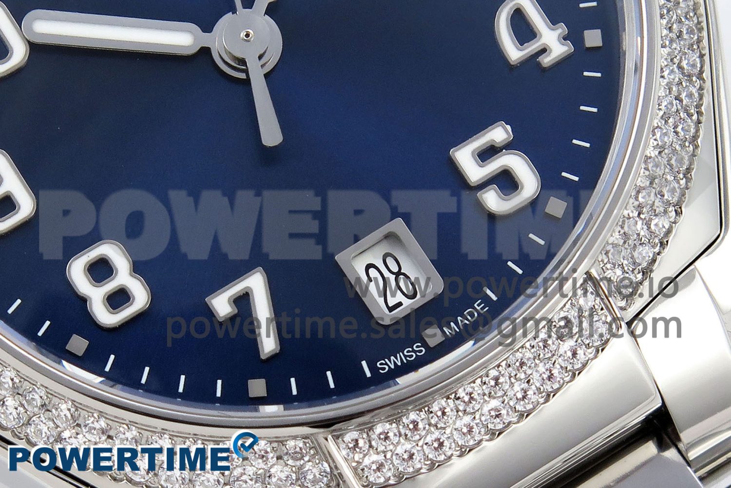 Twenty~4 7300/1200A SS PPF 1:1 Best Edition Blue Dial on SS Bracelet A324 Super Clone - Image 5