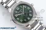 Twenty~4 7300/1200A SS PPF 1:1 Best Edition Green Dial on SS Bracelet A324 Super Clone - Image 3