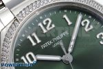 Twenty~4 7300/1200A SS PPF 1:1 Best Edition Green Dial on SS Bracelet A324 Super Clone - Image 4