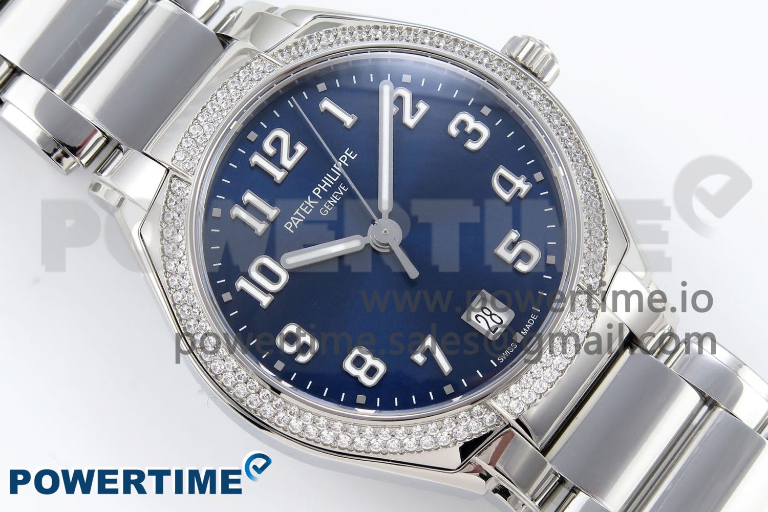 Twenty~4 7300/1200A SS PPF 1:1 Best Edition Blue Dial on SS Bracelet A324 Super Clone - Image 3