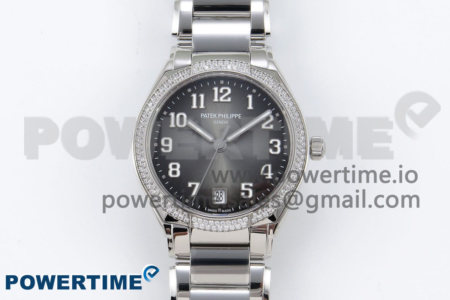 Twenty~4 7300/1200A SS PPF 1:1 Best Edition Gray Dial on SS Bracelet A324 Super Clone - Image 1