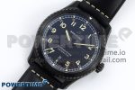 Navitimer 8 Automatic 41mm PVD TF 1:1 Best Edition Black Dial on Black Leather Strap A2824 - Image 2