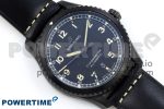 Navitimer 8 Automatic 41mm PVD TF 1:1 Best Edition Black Dial on Black Leather Strap A2824 - Image 3