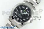Air-King 126900 Clean 1:1 Best Edition 904L Steel Black Dial on SS Bracelet VR3230 - Image 2