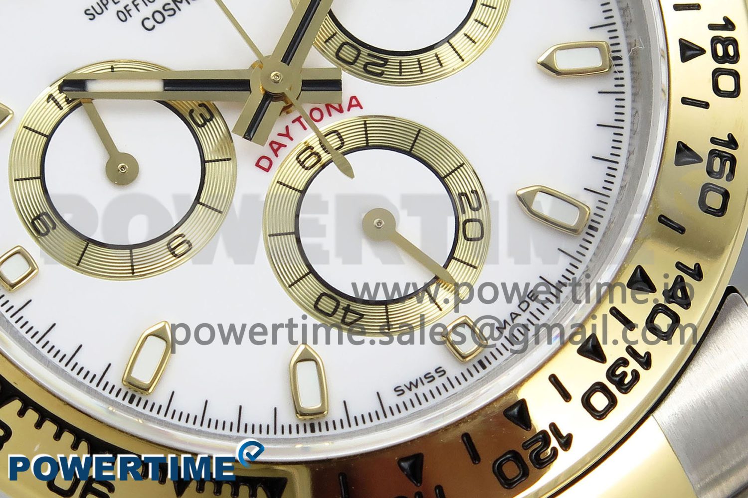 Daytona 116503 QF 1:1 Best Edition White Dial on SS/YG Bracelet SH4130 V3 (Gain Weight) - Image 5