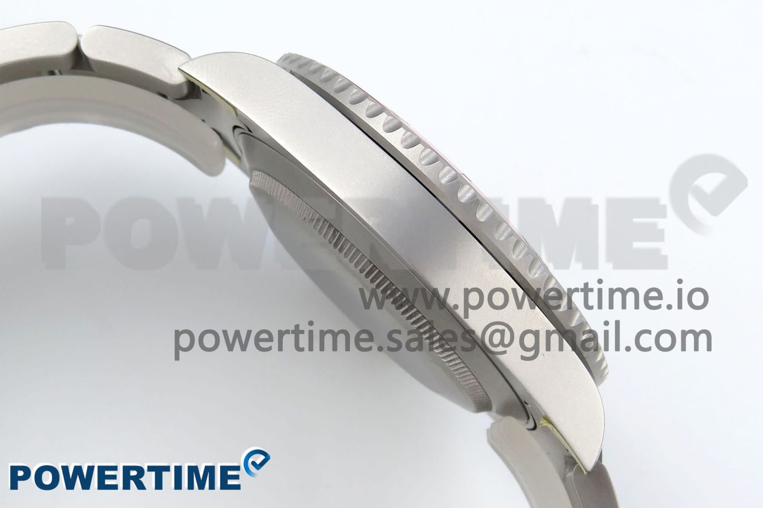 Submariner DIW Red Ceramic Bezel VSF 1:1 Best Edition Black Carbon Dial on Sandblasted Bracelet VS3135 - Image 7