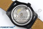 Navitimer 8 Automatic 41mm PVD TF 1:1 Best Edition Black Dial on Black Leather Strap A2824 - Image 9