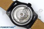 Navitimer 8 Automatic 41mm PVD TF 1:1 Best Edition Black Dial on Black Leather Strap A2824 - Image 10