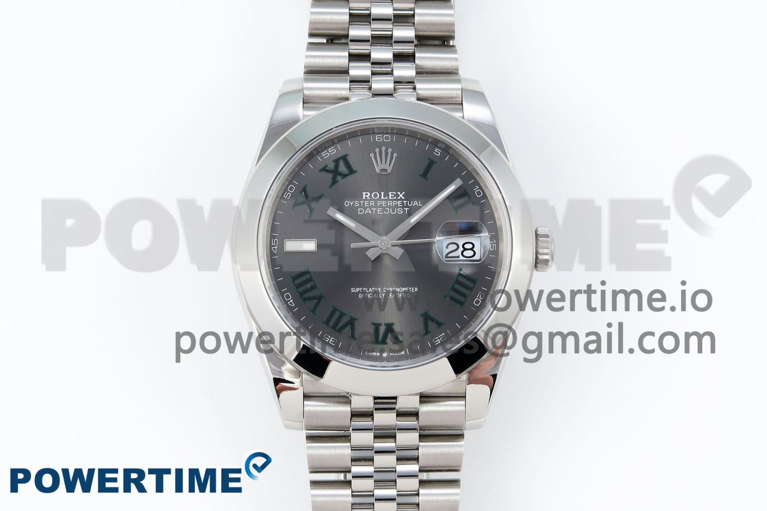 DateJust 41 126300 904L SS VSF 1:1 Best Edition Gray Dial Roman Markers on Jubilee Bracelet VS3235 - Image 1