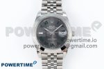 DateJust 41 126300 904L SS VSF 1:1 Best Edition Gray Dial Roman Markers on Jubilee Bracelet VS3235