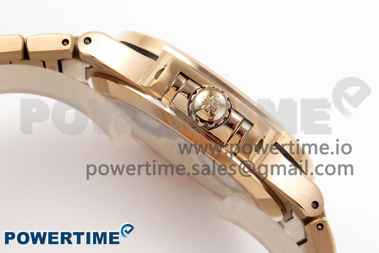 NAUTILUS 7118 LADIES RG PPF 1:1 BEST EDITION WHITE DIAL DIAMONDS BEZEL ON RG BRACELET 324CS - Image 6