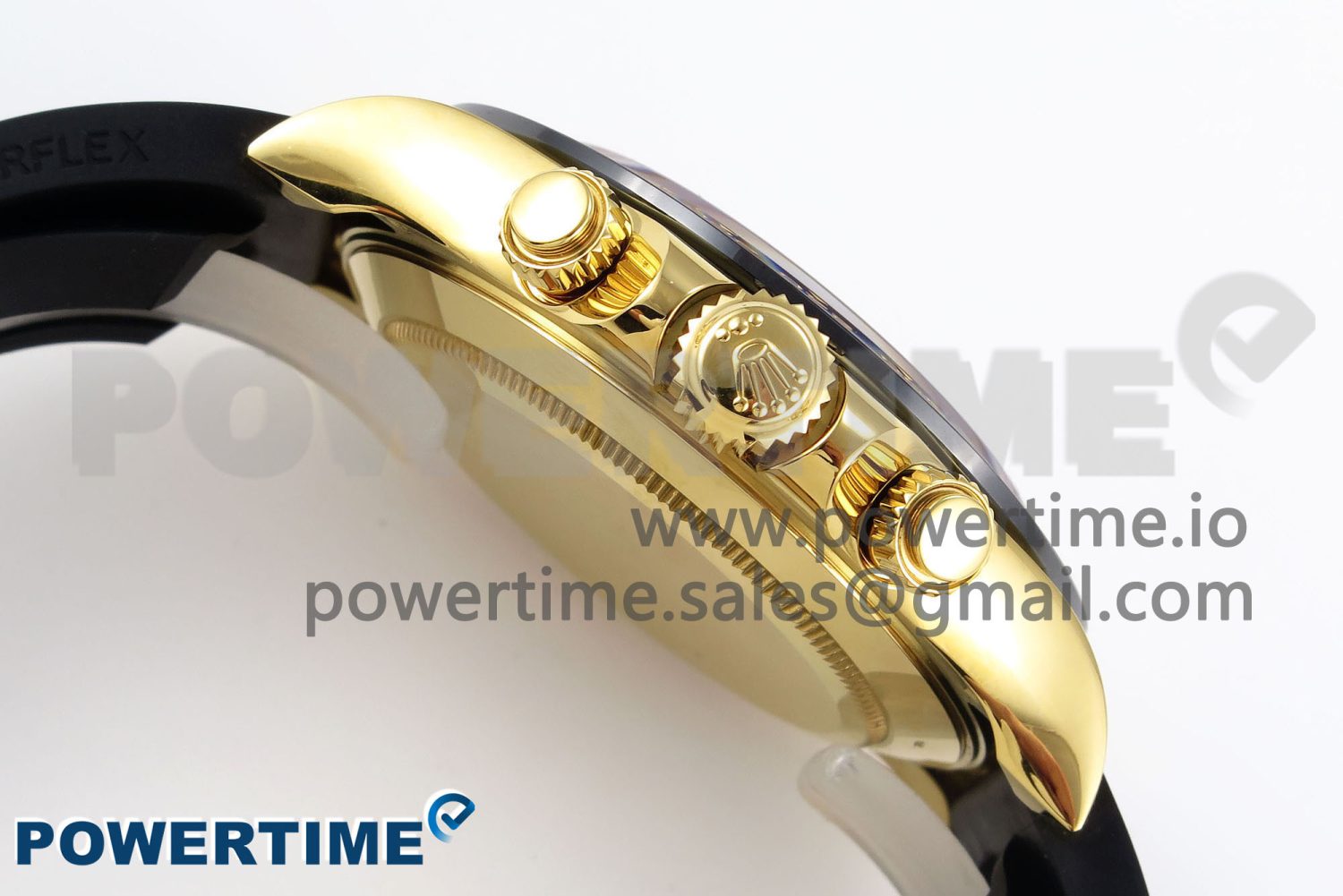 Daytona 116518 APSF 1:1 Best Edition YG/Black Dial on Oysterflex Rubber Strap SH4130 - Image 6