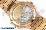 NAUTILUS 7118 LADIES RG PPF 1:1 BEST EDITION WHITE DIAL DIAMONDS BEZEL ON RG BRACELET 324CS - Image 9