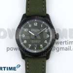 Navitimer 8 Automatic 41mm PVD TF 1:1 Best Edition Green Dial on Green Nylon Strap A2824