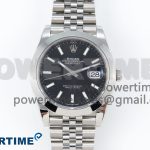 DateJust 41 126330 904L SS VSF 1:1 Best Edition Black Dial on Jubilee Bracelet VS3235