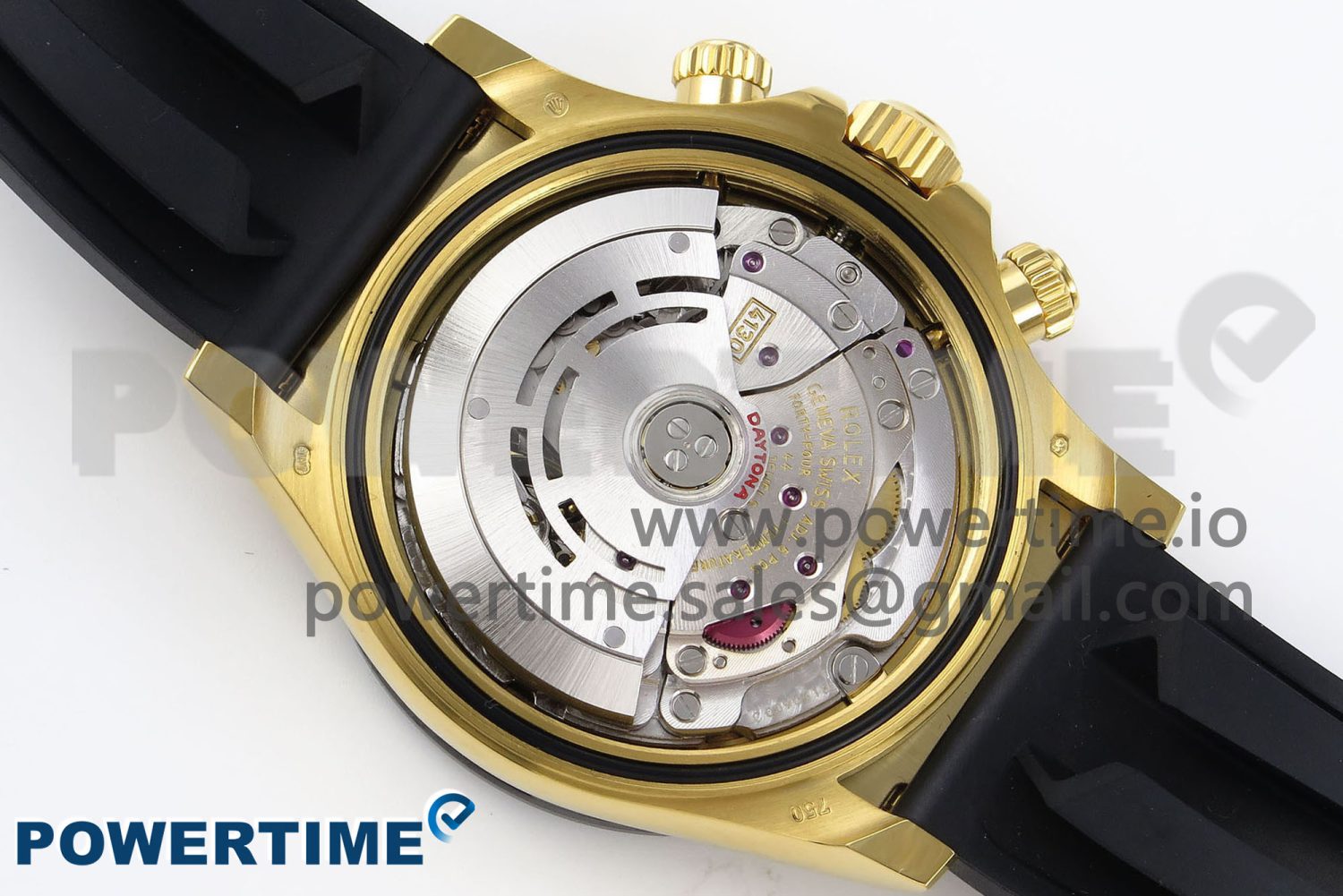 Daytona 116518 APSF 1:1 Best Edition YG/Black Dial on Oysterflex Rubber Strap SH4130 - Image 10