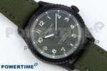 Navitimer 8 Automatic 41mm PVD TF 1:1 Best Edition Green Dial on Green Nylon Strap A2824 - Image 3