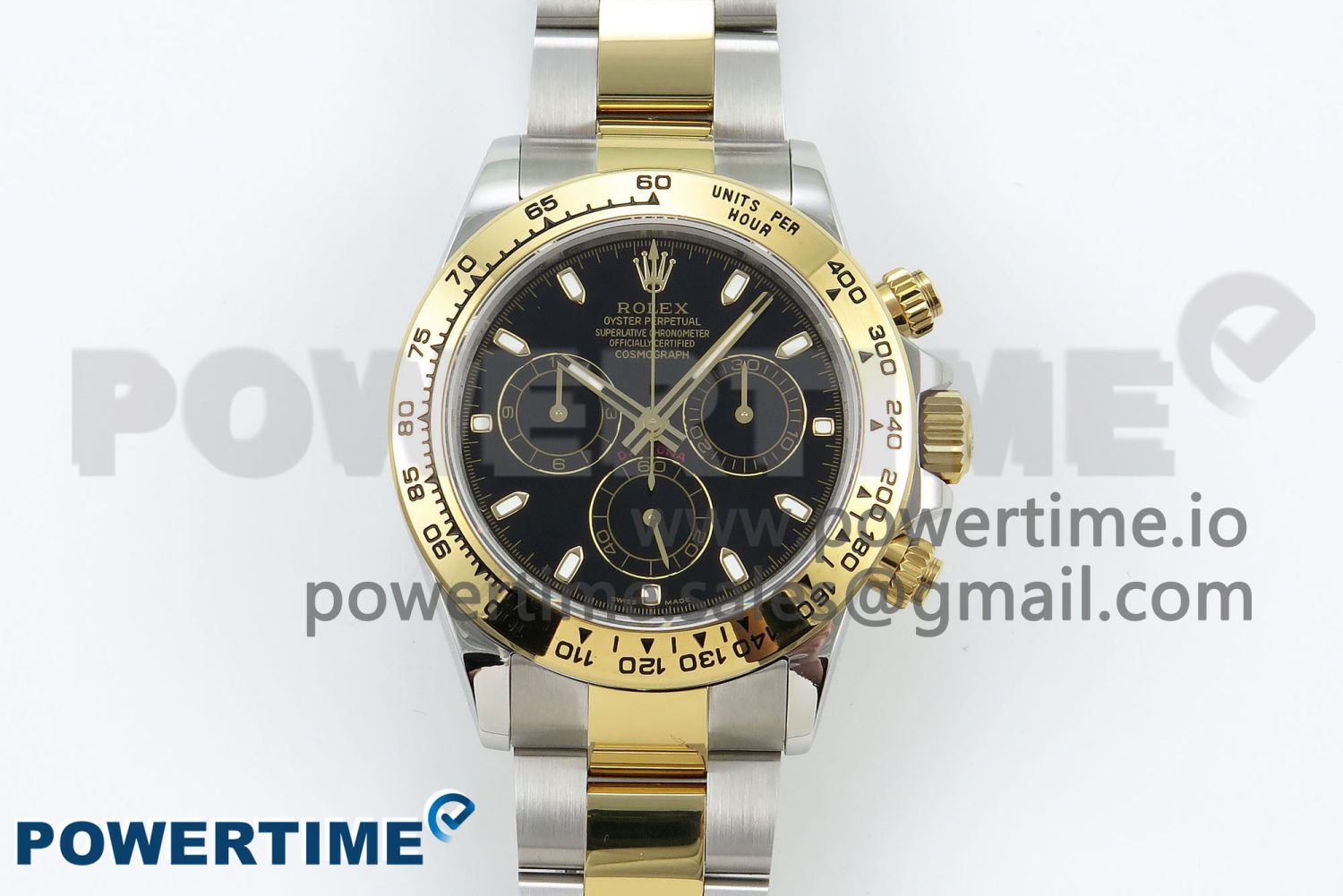 Daytona 116503 QF 1:1 Best Edition Black Dial on SS/YG Bracelet SH4130 V3 (Gain Weight) - Image 1