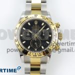Daytona 116503 QF 1:1 Best Edition Black Dial on SS/YG Bracelet SH4130 V3 (Gain Weight)