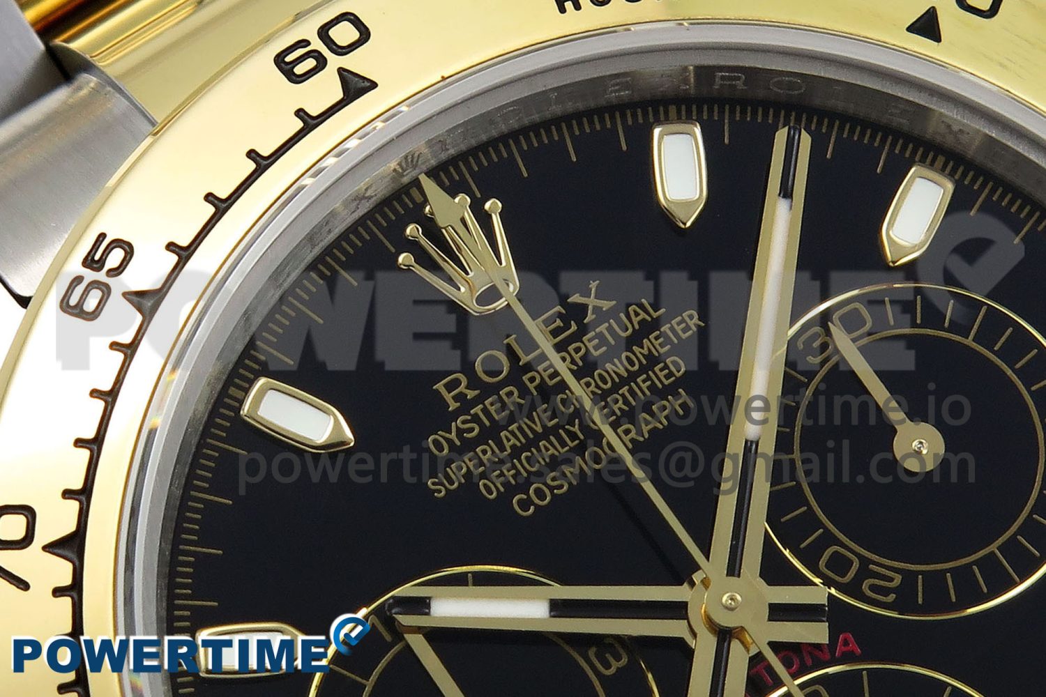 Daytona 116503 QF 1:1 Best Edition Black Dial on SS/YG Bracelet SH4130 V3 (Gain Weight) - Image 4