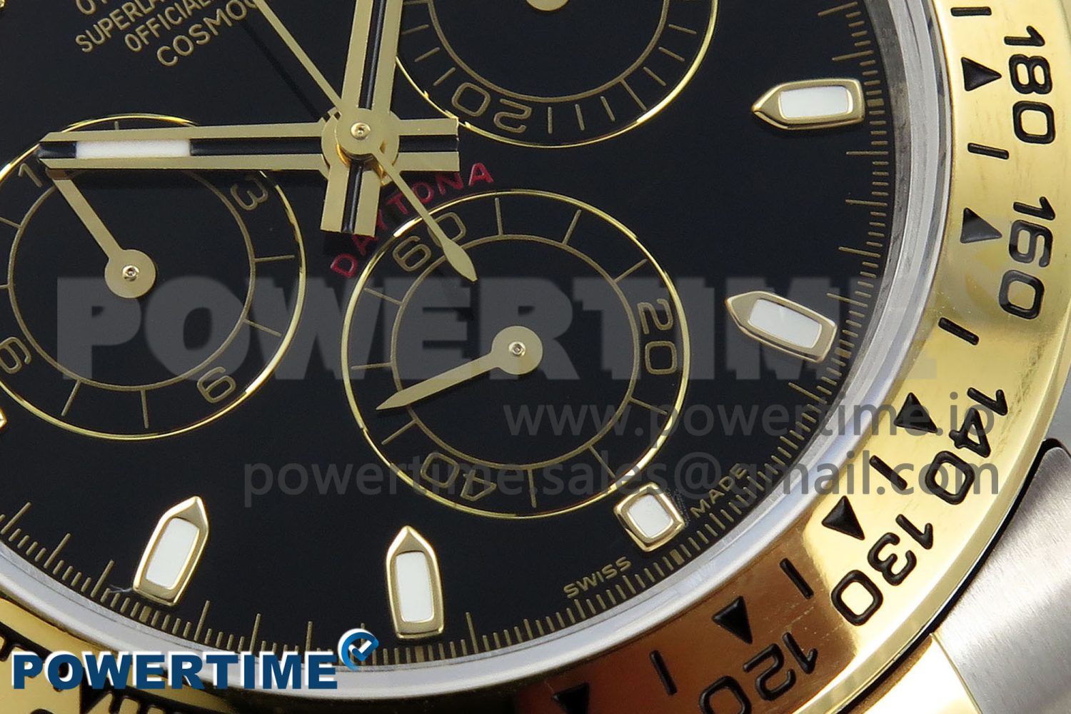 Daytona 116503 QF 1:1 Best Edition Black Dial on SS/YG Bracelet SH4130 V3 (Gain Weight) - Image 5