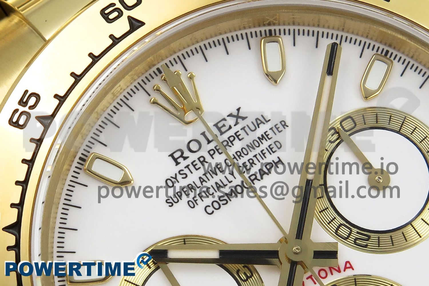 Daytona 116508 QF 1:1 Best Edition White Dial on YG Bracelet SH4130 V3 (Gain Weight) - Image 4