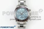 Daytona 116506 Clean 1:1 Best Edition Ice Blue Dial Crystal Markers on SS Bracelet SA4130 V2