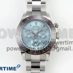Daytona 116506 Clean 1:1 Best Edition Ice Blue Dial Crystal Markers on SS Bracelet SA4130 V2