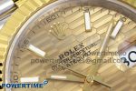 DateJust 41 126331 VSF 1:1 Best Edition 904L Steel Yellow Gold Textured Dial on SS/YG Jubilee Bracelet VS3235 - Image 4