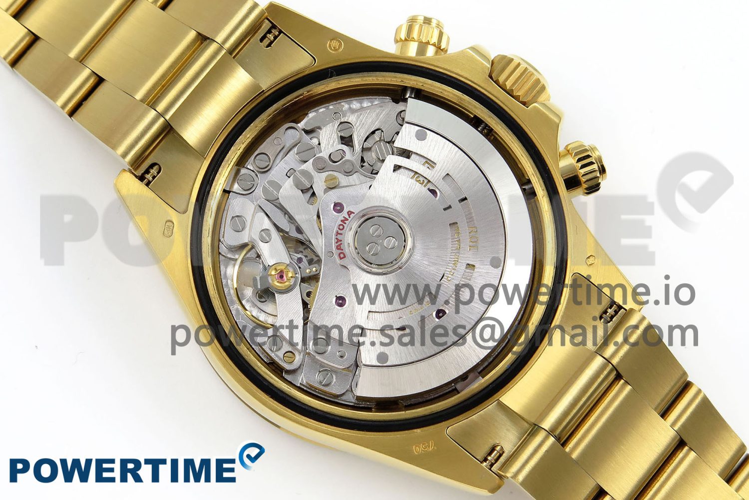 Daytona 116508 QF 1:1 Best Edition Black/YG Dial on YG Bracelet SH4130 V3 (Gain Weight) - Image 9