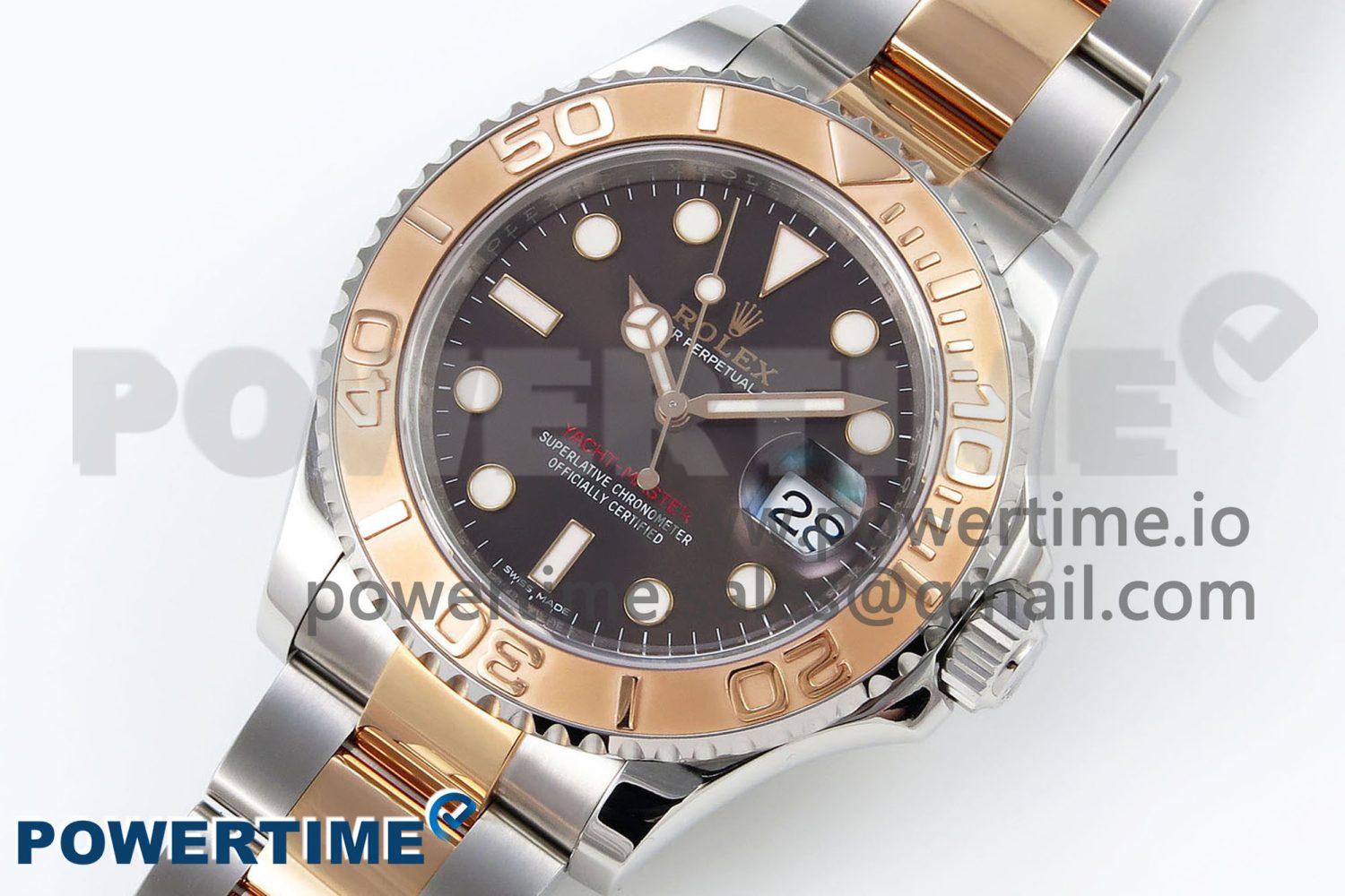 Yacht-Master 116623 904L Steel VSF 1:1 Best Edition Brown Dial on SS/RG Bracelet VS3135 - Image 2