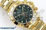 Daytona 116508 QF 1:1 Best Edition Green Dial on YG Bracelet SH4130 V3 (Gain Weight) - Image 3