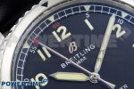 Navitimer 8 Automatic 41mm SS TF 1:1 Best Edition Black Dial on Black Leather Strap A2824 - Image 4